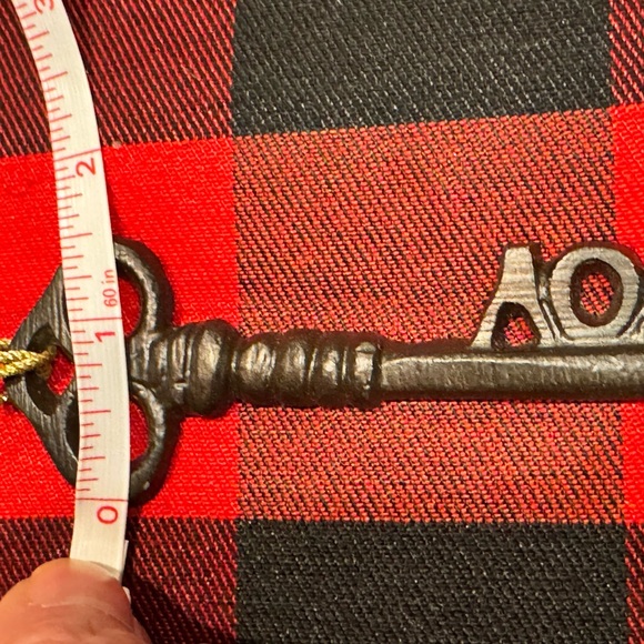 Christmas Antique Skeleton Key Ornaments Set - Picture 5 of 6